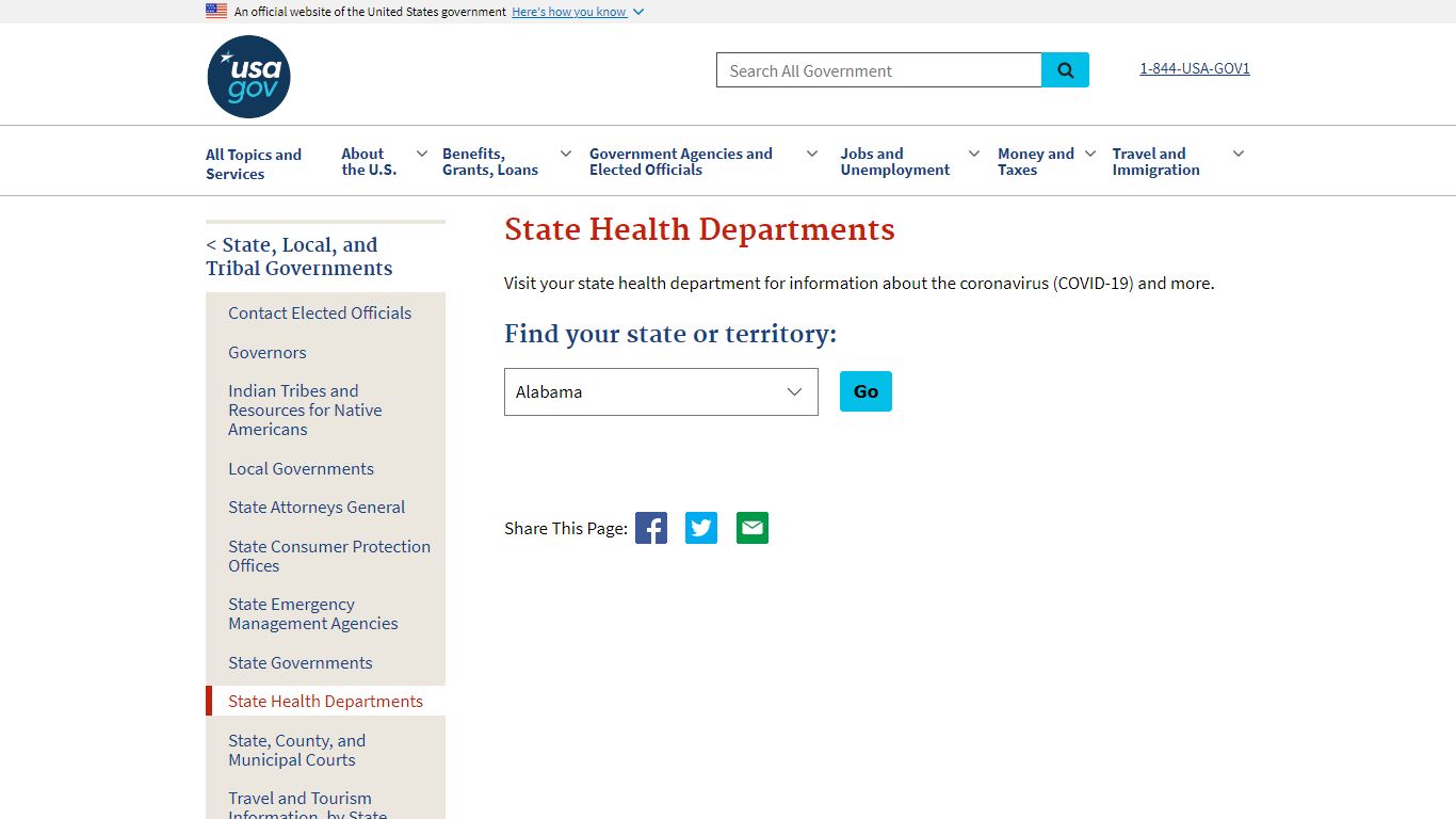 State Health Departments | USAGov